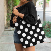 Kies je eigen polka dot patroon draagtas