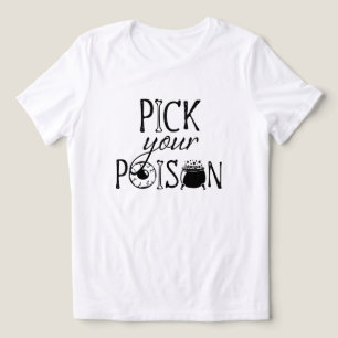 Kies je gif Grappige heksenhumor Halloween Tri-Blend Shirt