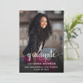 Kies je kleur Afstudeer Script Afstuderen Aankondiging (Staand voorkant)
