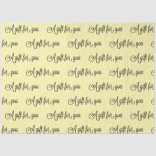 Kies Je Kleur Fancy Calligrafie Cadeau Tissuepapier