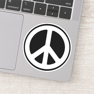 Kies je kleuren Vredessymbool Cirkel Sticker