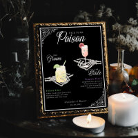 Kies je Poison Skelet Bride & bruidegom Cocktails