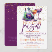 Kies je vergif Halloween Kaart (Voorkant / Achterkant)