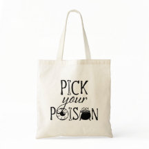 Kies Je Vergif Hekserige Halloween Tote Tas