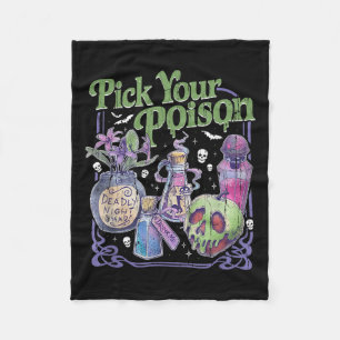 Kies je vergif,  prinses Halloween Fleece Deken