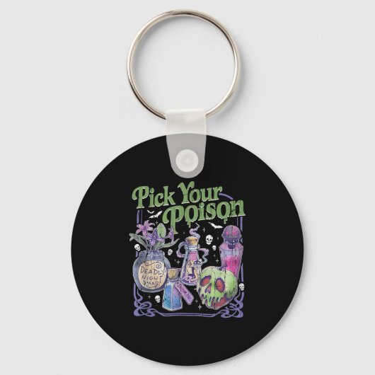 Kies je vergif, prinses Halloween Sleutelhanger (Voorkant)