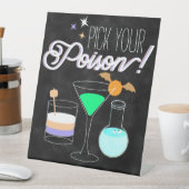 Kies je vergif reclamebord met voetstuk (Insitu)