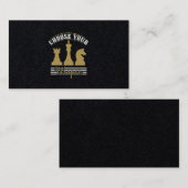 Kies je wapen visitekaartje (Voorkant / Achterkant)