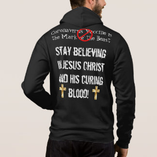 Kies Jezus Christus!  KIES GEEN VACCINES. Hoodie