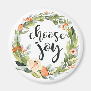 Kies Joy, Inspirerend Faith Magnet Magneet