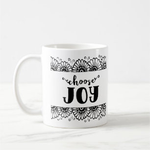 Kies Joy Inspirerend Quote Cute Sunflower  Koffiemok
