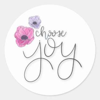 Kies Joy Round Sticker