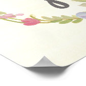 Kies Joy | Roze Rozen Poster (Hoek)