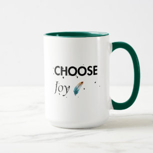 Kies Joy T-shirt Motiverende positieve citaat S Mok