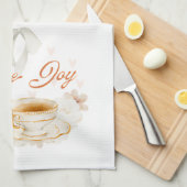 Kies Joy - Theedoek - Cinnamon Roll & Tea (Quarter Fold)