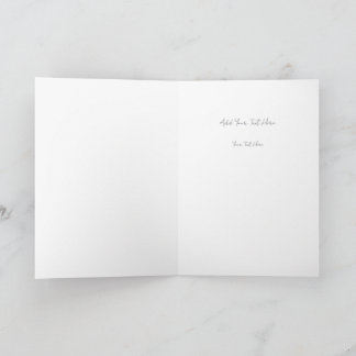 Kies kalmte boven chaos Minimalistische typografie Bedankkaart