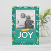 Kies Kerst Kersen Foto Kaart (Staand voorkant)