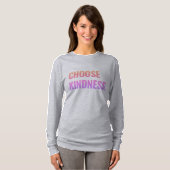 Kies Kindness Comfy T-shirt met lange hoes (Voorkant volledig)