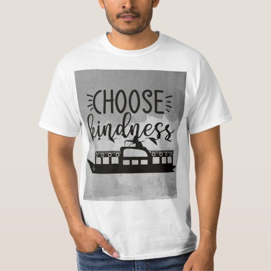 Kies Kindness Mannen T-shirt (Voorkant)