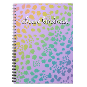 "Kies Kindness." Notitieboek voor het afdrukken va