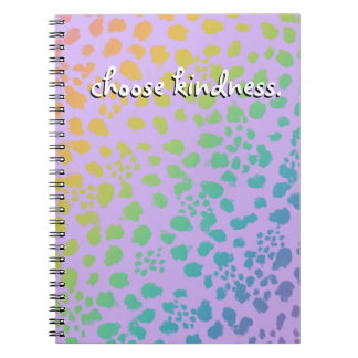 "Kies Kindness." Notitieboek voor het afdrukken va