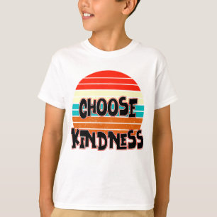 Kies Kindness - Sunset red blue oranje yellow T-shirt