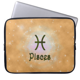 Kies Kleur Vissen Zodiac Astrologisch Teken Laptop Sleeve