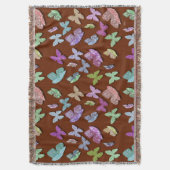 Kies Kleur Vlinders Surrealistisch & Fluttering Deken (Voorkant Verticaal)