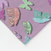 Kies Kleur Vlinders Surrealistisch & Fluttering Fleece Deken (Hoek)
