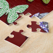 Kies Kleur Vlinders Surrealistisch & Fluttering Legpuzzel (Zijkant)