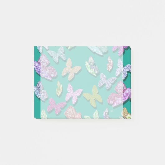 Kies Kleur Vlinders Surrealistisch & Fluttering Post-it® Notes (Voorkant)