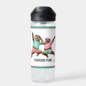 Kies Leuke Otter Duo Waterfles (Achterkant)