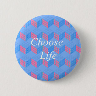 KIES LEVEN RONDE BUTTON 5,7 CM