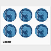 KIES LEVEN RONDE STICKER (Vel)