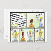 Kies me! briefkaart (Voorkant / Achterkant)