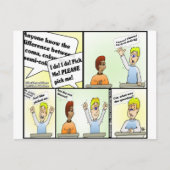 Kies me! briefkaart (Voorkant)