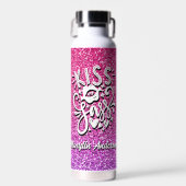 KIES MIJN SASS CUSTOM GLITTER TYPOGRAPHY WATERFLES (Voorkant)