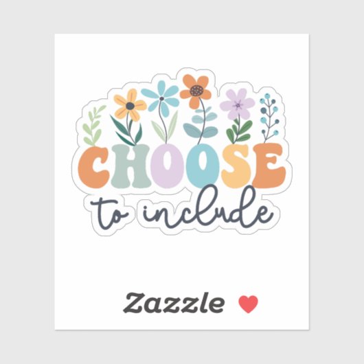 Kies om autisme van de leerkrachten in het speciaa sticker (Vel)