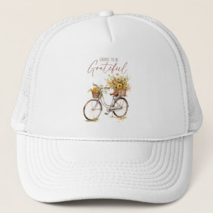 Kies om dankbaar te zijn - Bicycle & Rustic Herfst Trucker Pet