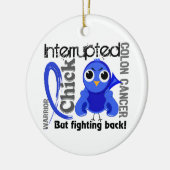 Kies Onderbroken 3 Colon Cancer Keramisch Ornament (Links)