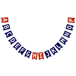 Kies Rood Wit Blauw Patriottisch 2 Laag Sjabloon Vlaggetjes