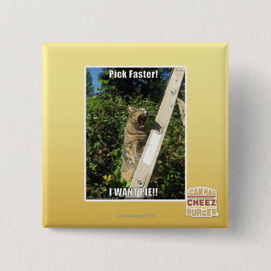 Kies sneller! vierkante button 5,1 cm (Voorkant)