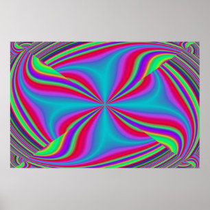 Kies Start abstract Poster