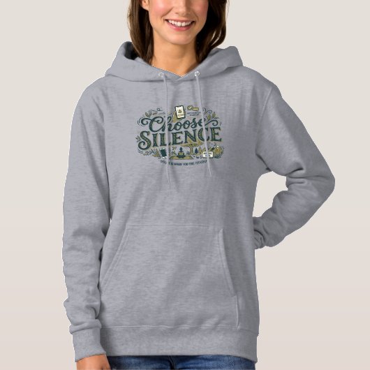 Kies Stilte Hoodie (Voorkant)