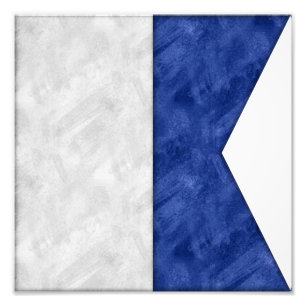 Kies uit 26 Waterverf Nautical Maritime Flags Foto Afdruk
