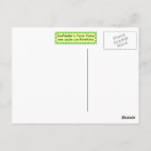 Kies uit de beweging briefkaart (Achterkant)