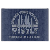 Kies uw aangepaste snijbord voor Weapon Snijplank (Voorkant)