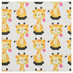 Kies uw achtergrond kleur Giraffe stof