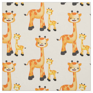 Kies uw achtergrond kleur Giraffe stof