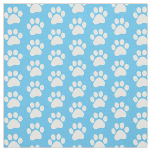 Kies uw achtergrond kleur poot print Fabric Stof